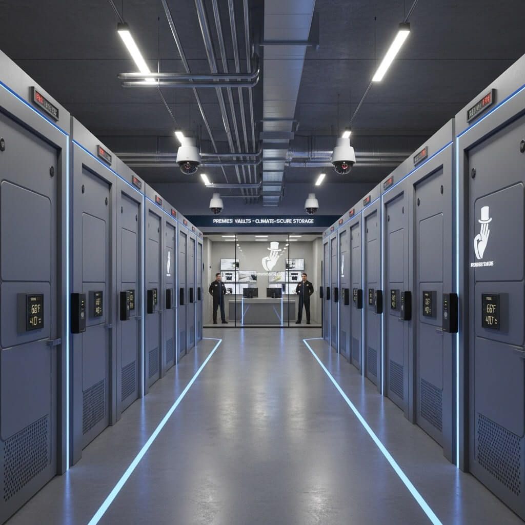 Climate controlled secure storage for white glove moving clients
