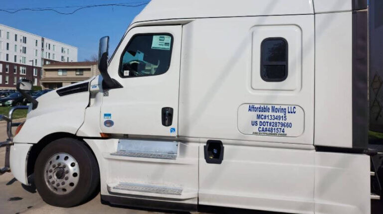 Our truck for local apartment moving nearby LA